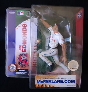 Jim Edmonds McFarlane Series 7 California Angels MLB Retro Edition Sports Picks